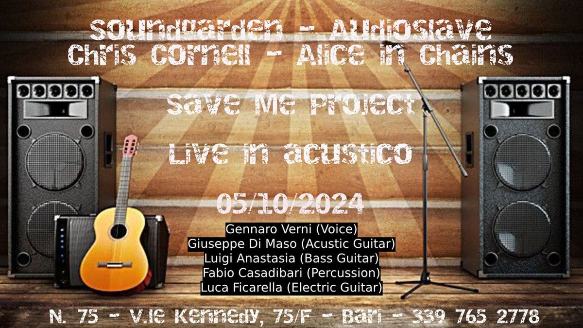 Save Me Project - Acustic Live