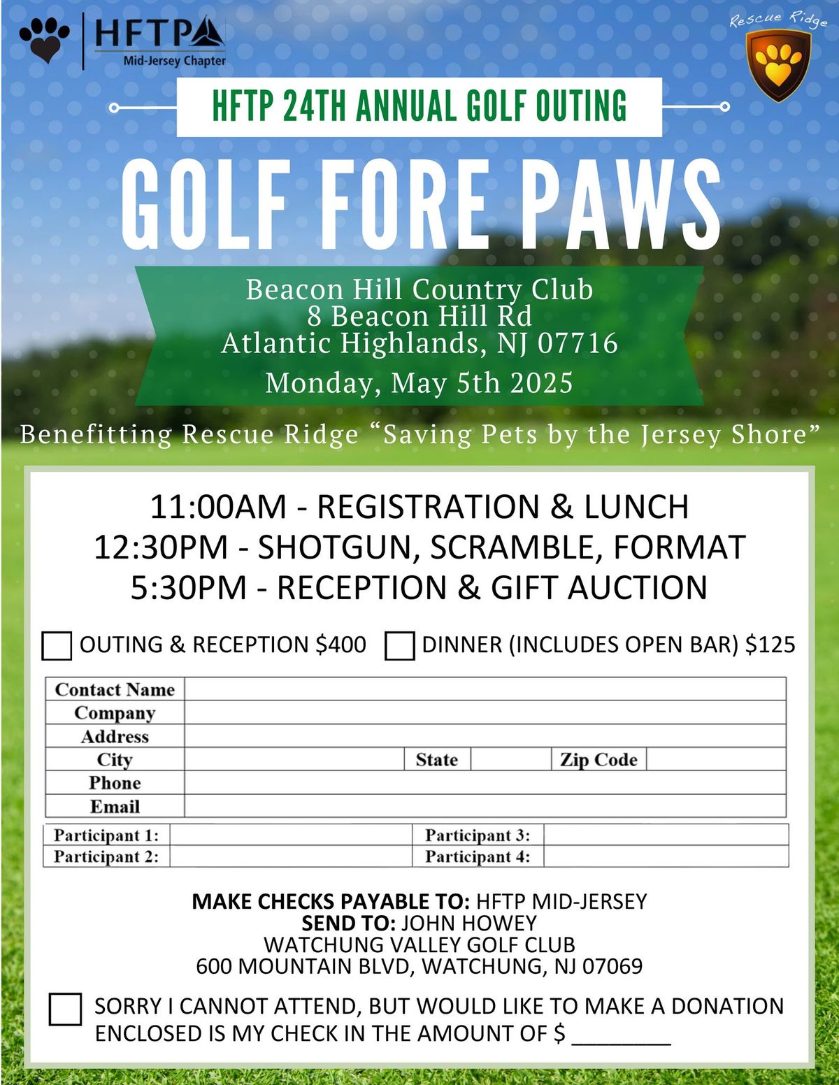 Golf Fore Paws