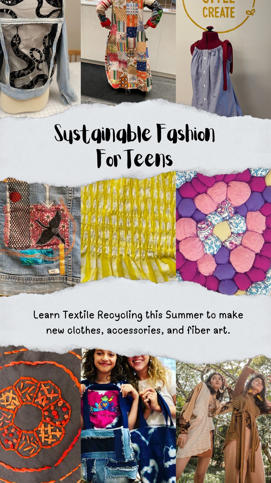 Sustainable Fashion Workshop for Teens