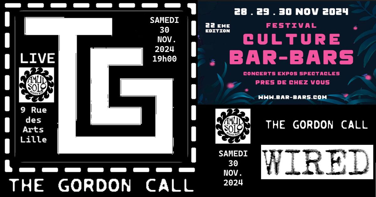 FCBB - The Gordon Call - Live - Amul Solo - Samedi 30 NOV. 2024 19h