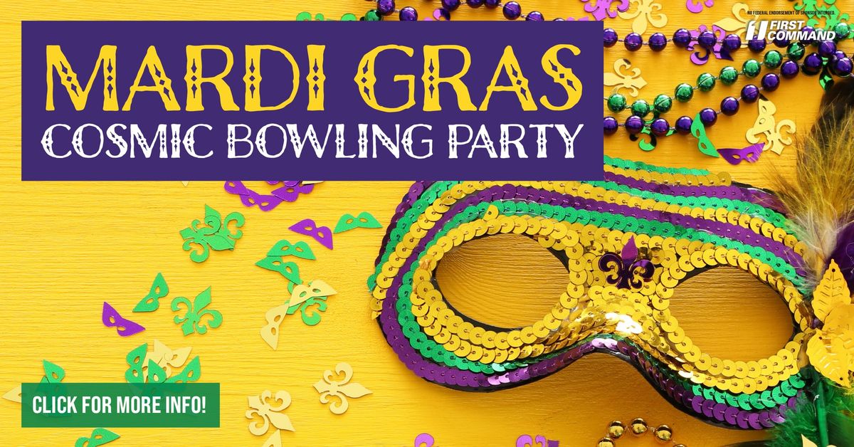 Mardi Gras Cosmic Bowling