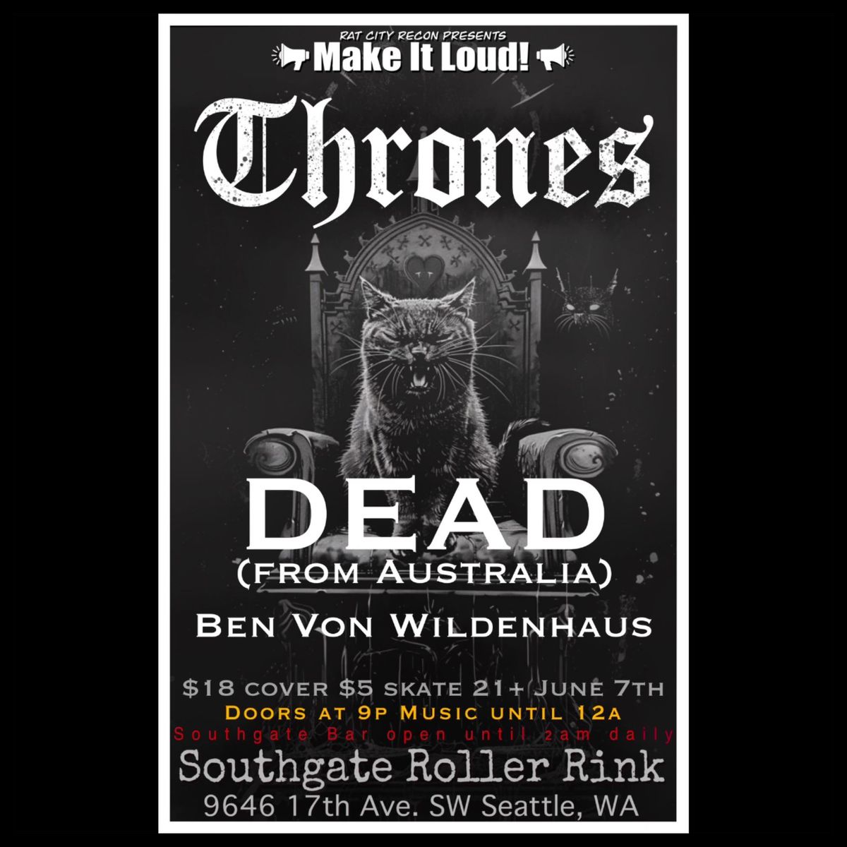 Thrones \/ DEAD (AU) \/ Von Wildenhaus