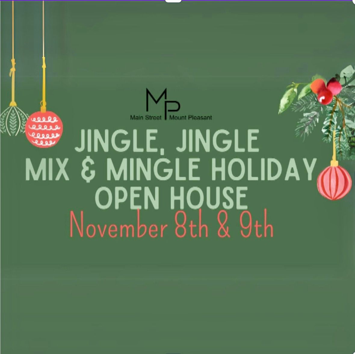 Jingle, Jingle Mix & Mingle Holiday Open House & Wine Walk