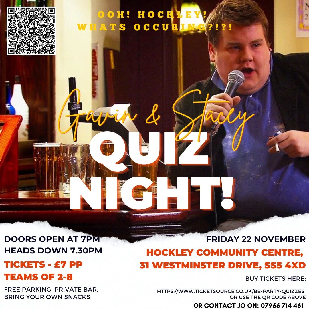 Gavin & Stacey Christmas Quiz Night! 