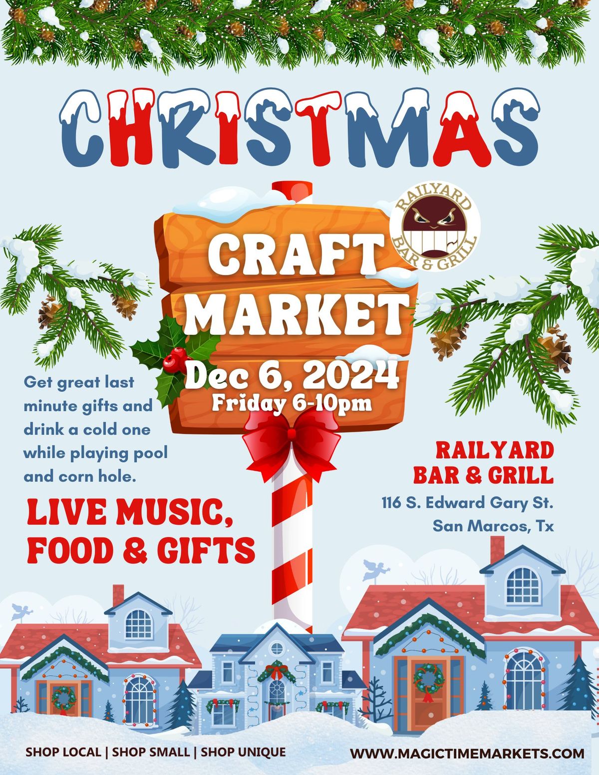 Railyard Christmas Craft Night Market