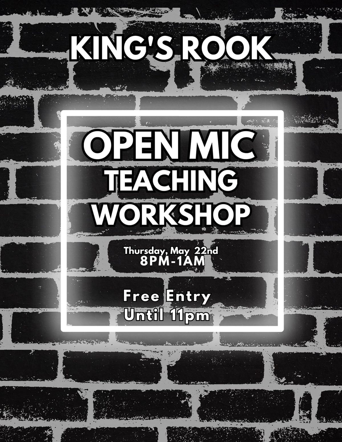 Terry Crebel's Open Mic Teaching Workshop 