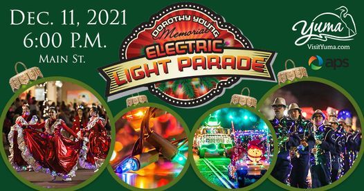 Yuma Foothills Christmas Parade 2022 Dorothy Young Memorial Electric Light Parade, Main St., Fortuna Foothills,  11 December 2021