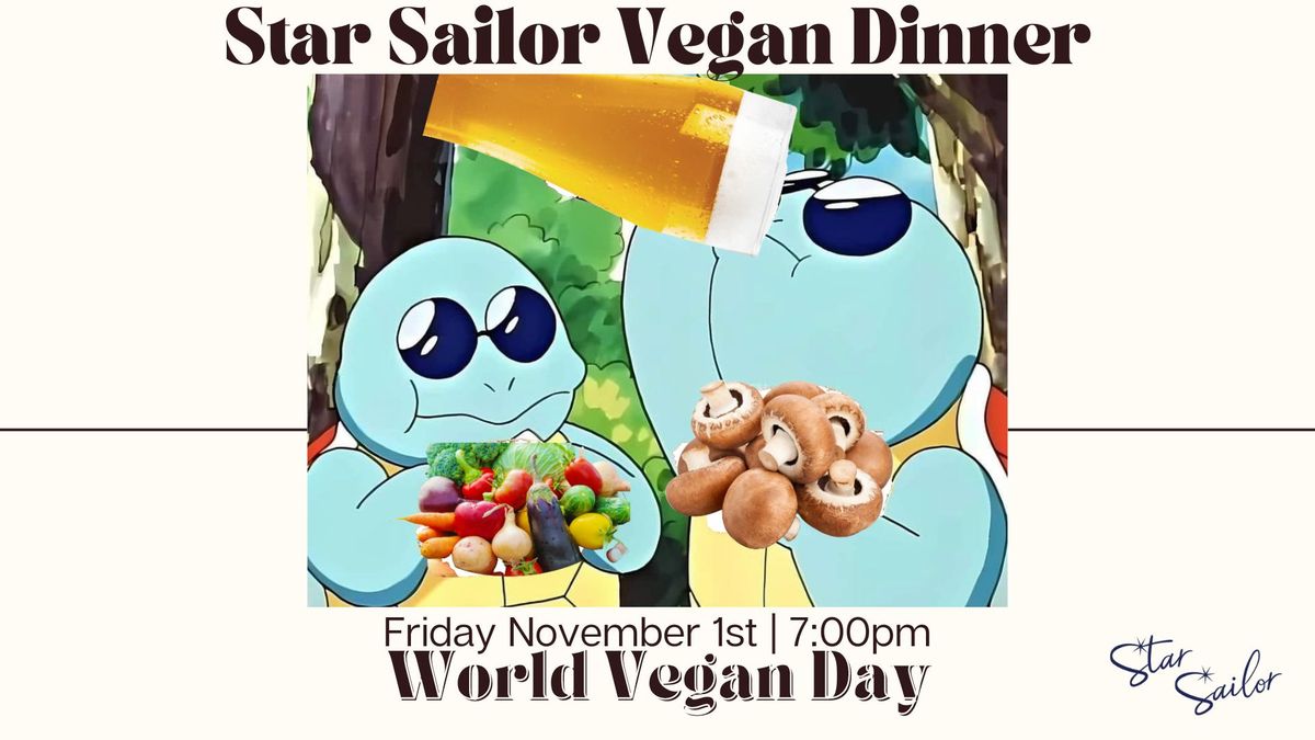 Exclusive Vegan Dinner for World Vegan Day