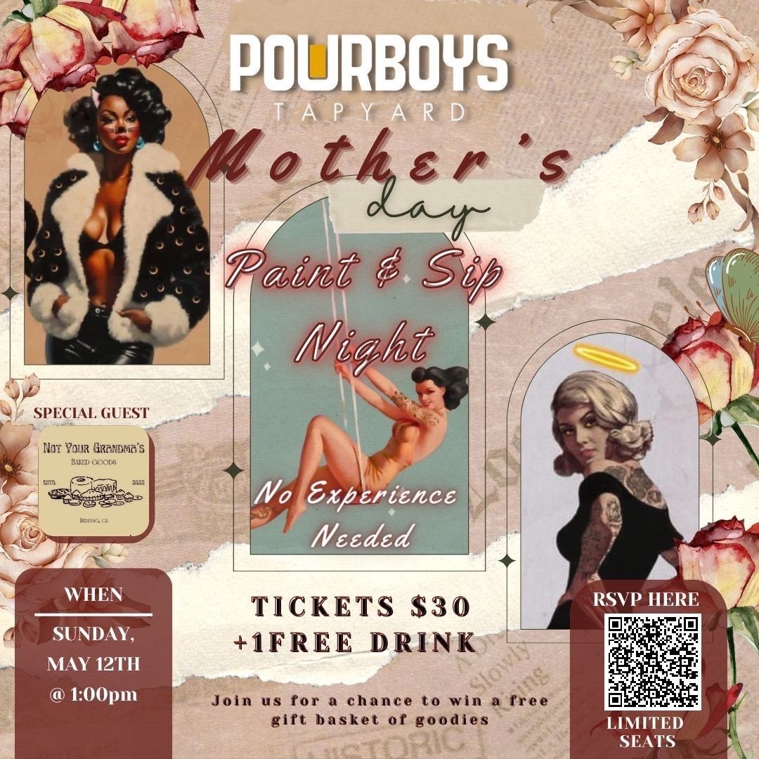 Mother\u2019s Day Paint & Sip @ Pourboys Tapyard!