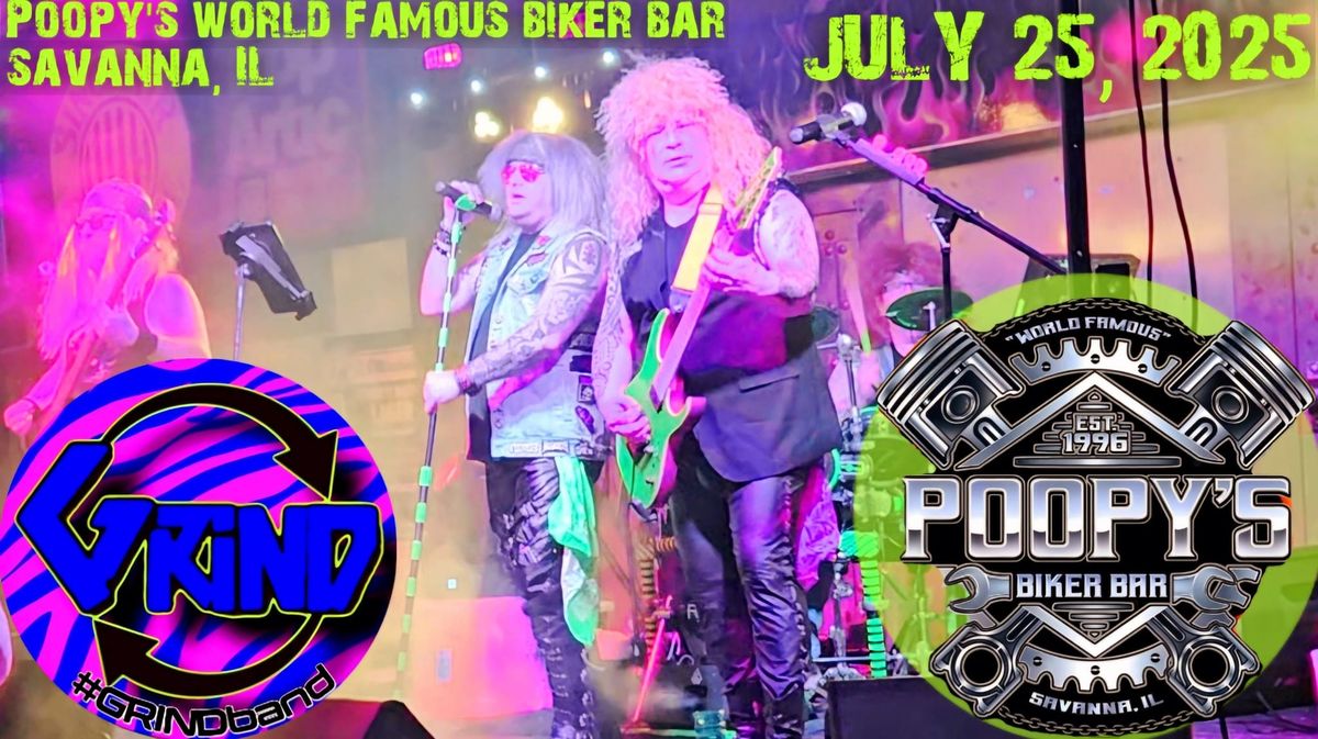 GRIND Rocks World Famous Poopy's Biker Bar