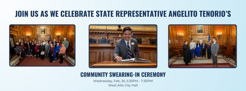 Community Swearing-in Ceremony of Rep. Angelito Tenorio