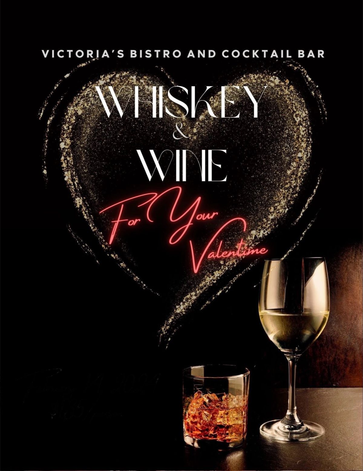 Whiskey & Wine Be my Valentine 