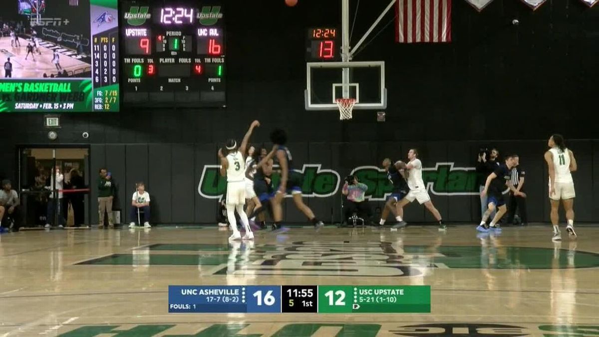 USC Upstate Spartans at North Carolina Tar Heels Mens Basketball