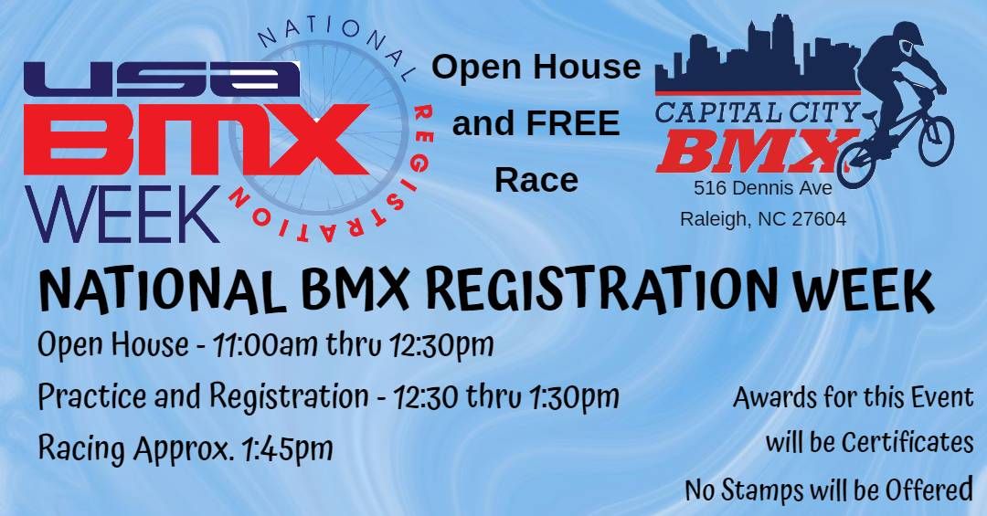 BMX Registration Week - FREE Single Point Race