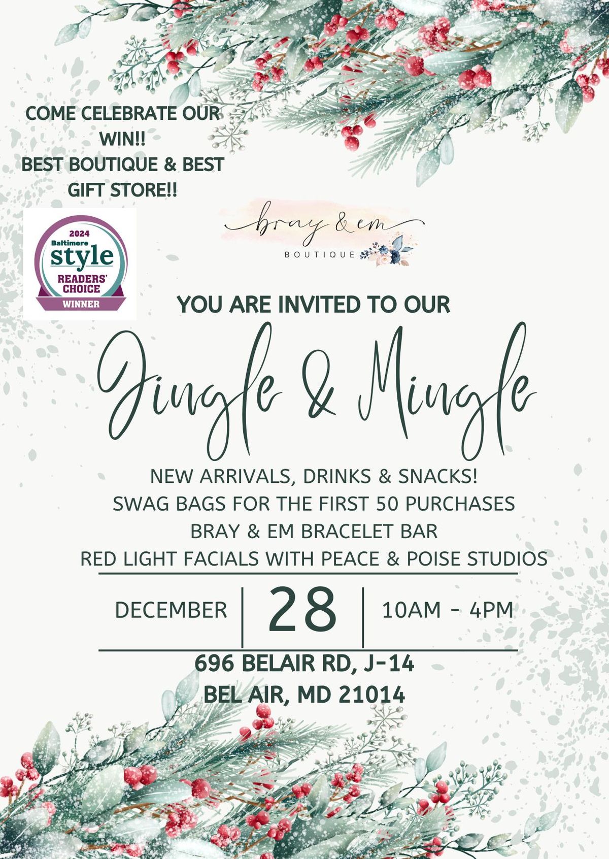 Bray & Em Jingle & Mingle