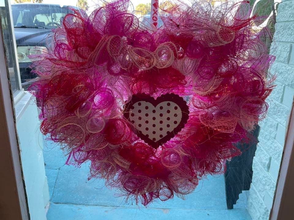 Valentine Wreath $50 6-8PM