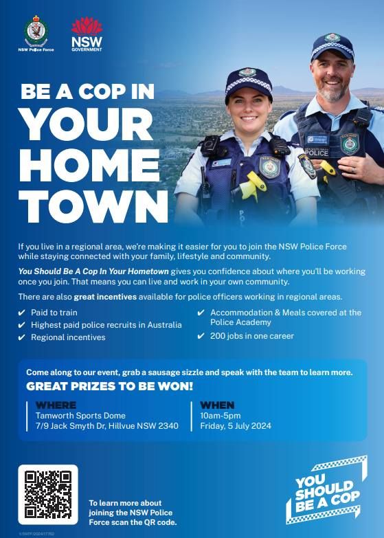 Be a COP in Your Hometown Expo - Tamworth