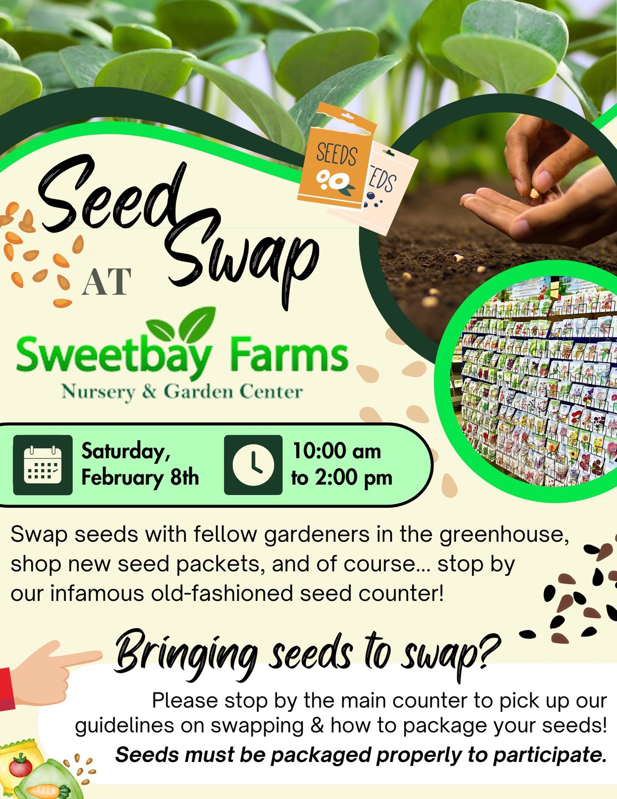 Seed Swap at Sweetbay Farms