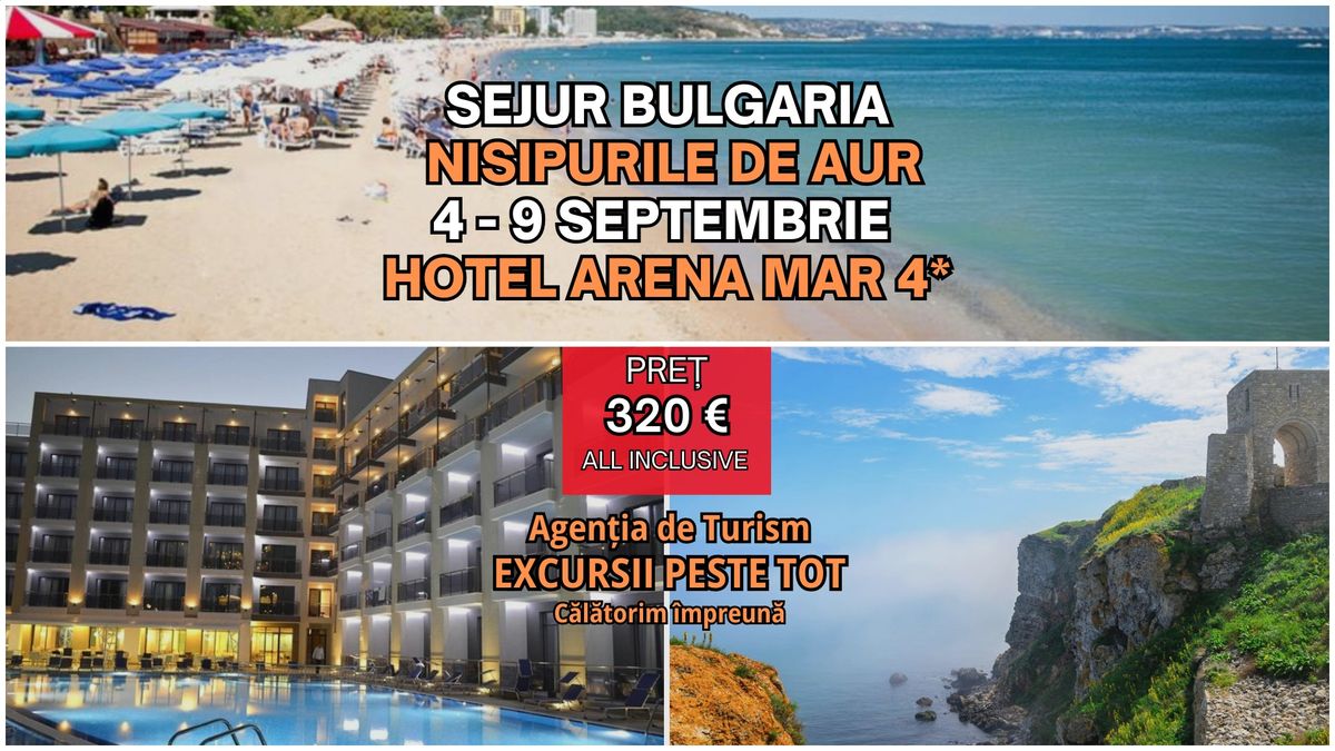 \u26f1\ufe0f Sejur la Nisipurile de Aur- Hotel Arena Mar 4* \u26f1\ufe0f