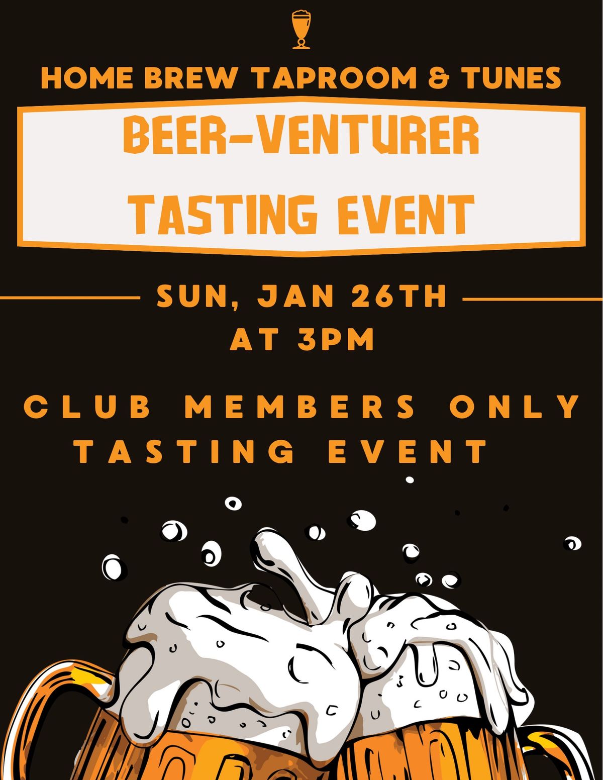 Beer-Venturer Tasting (Club Members Only)