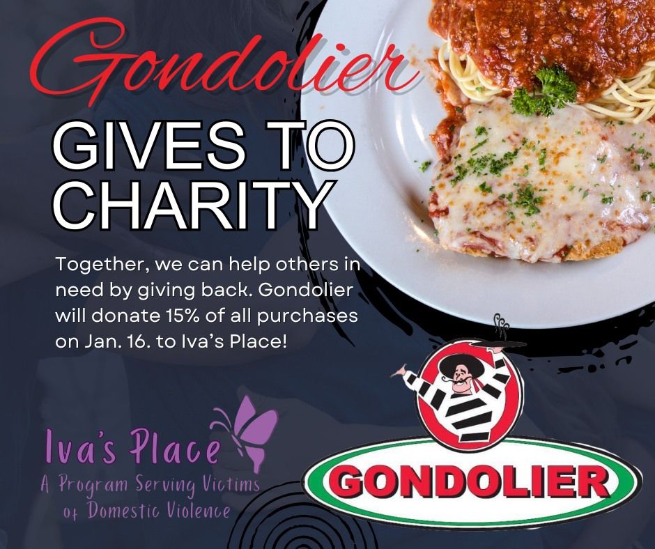 Gondolier Gives to Charity- Iva's Place