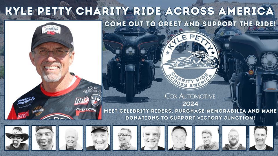 Kyle Petty Charity Ride Kicks Off in Deadwood, SD!