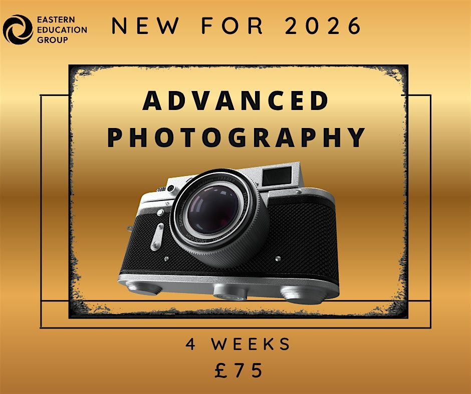Advanced photography course- 4 weeks