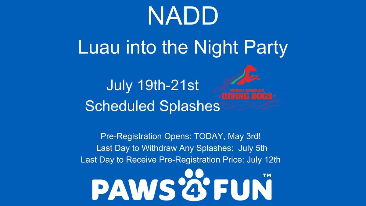 NADD Luau into the Night Party 2024
