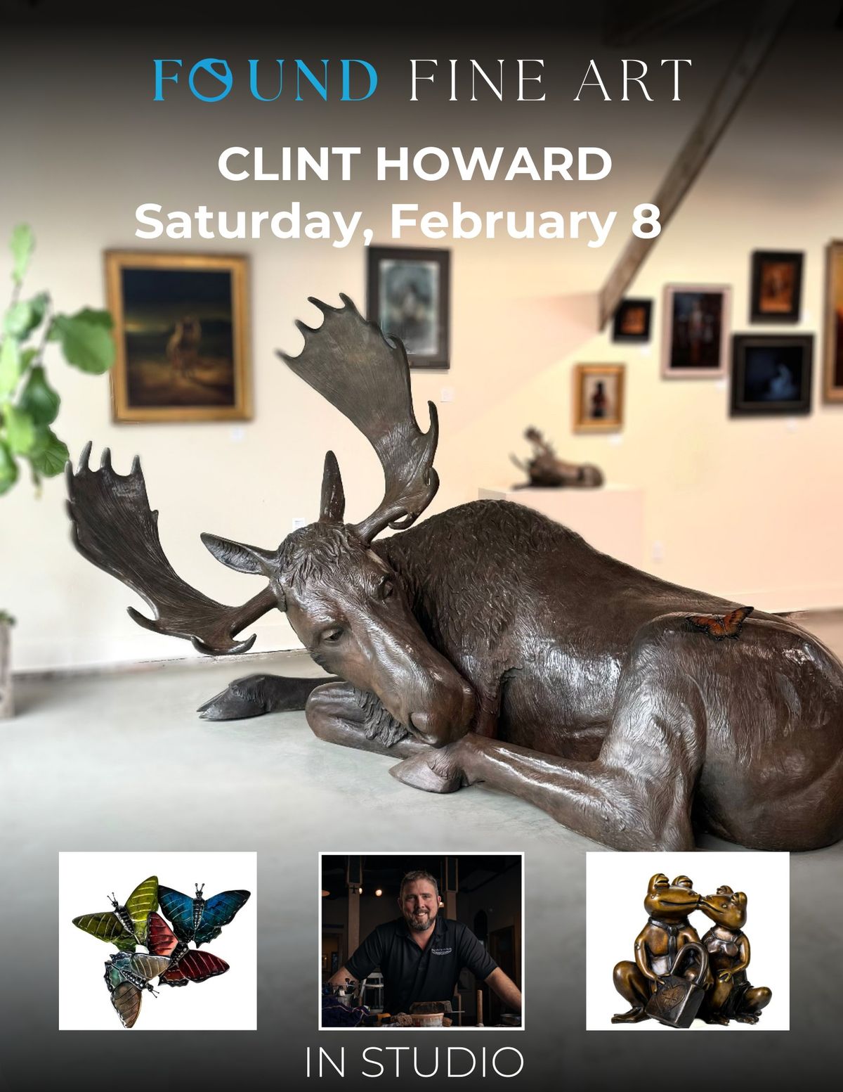 Artist in Studio:  Clint Howard