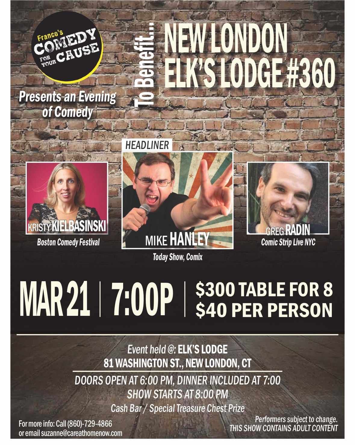 Comedy for a Cause - Dinner and Show