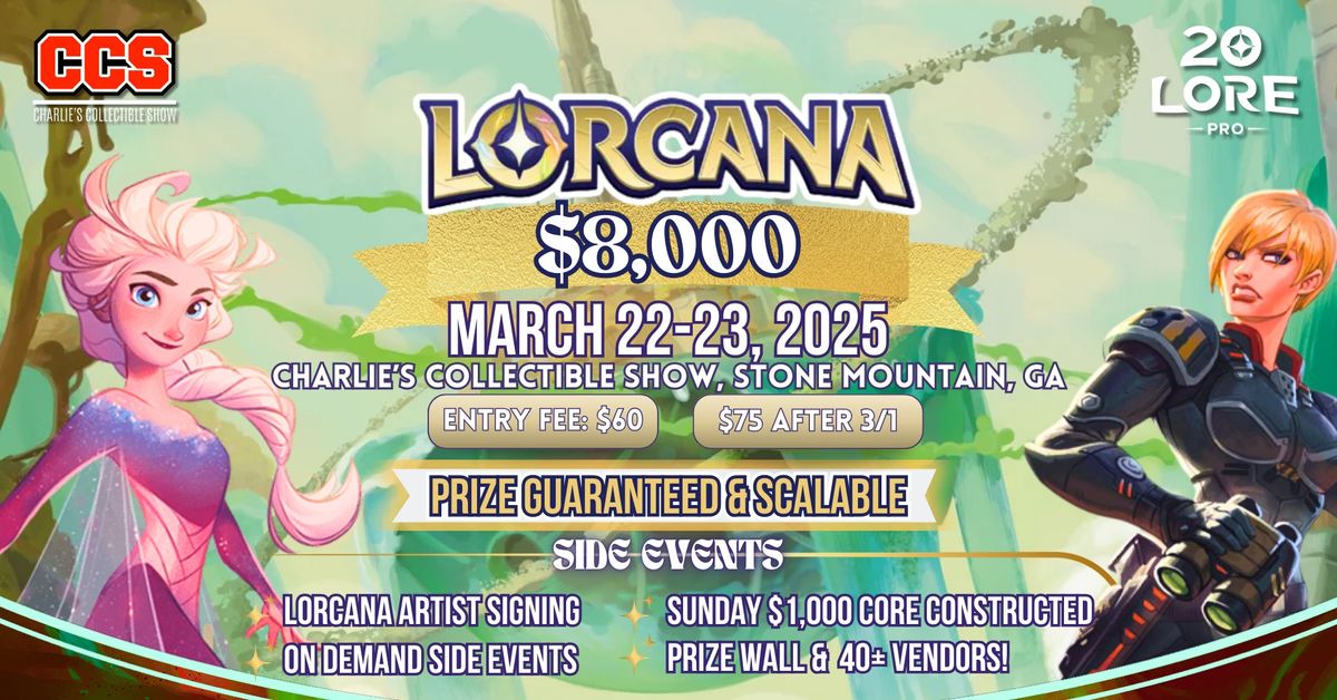 CCS Lorcana 8,000 Weekend