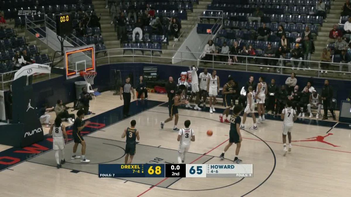 Howard University Bison at Drexel Dragons Mens Basketball at Daskalakis Athletic Center