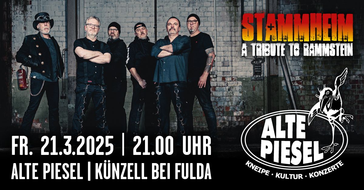 Stammheim live \u2013 a tribute to Rammstein \u2013 in der Alten Piesel K\u00fcnzell