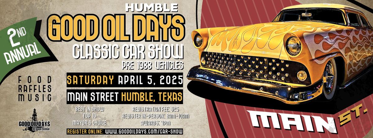 Humble Good Oil Days Classic Car Show