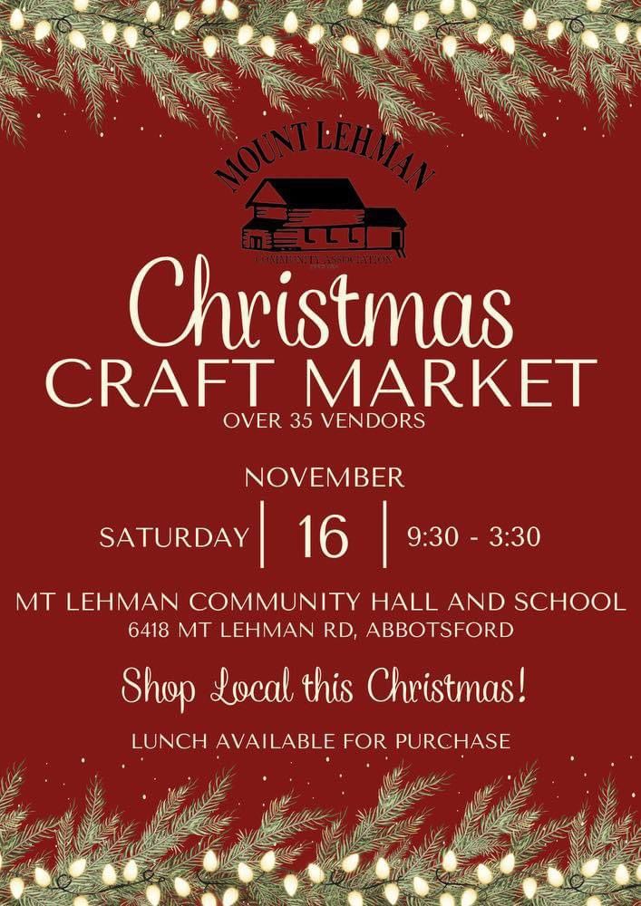 Mt Lehman Christmas Market