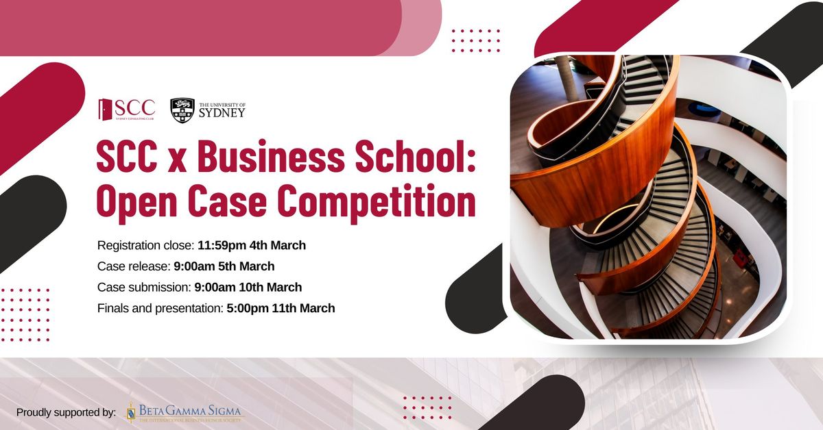 SCC x Business School: Open Case Competition