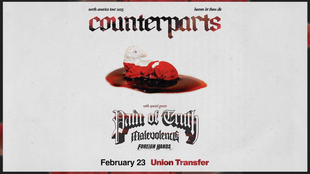 Counterparts - Heaven Let Them Die Tour at Union Transfer - Philadelphia 2\/23