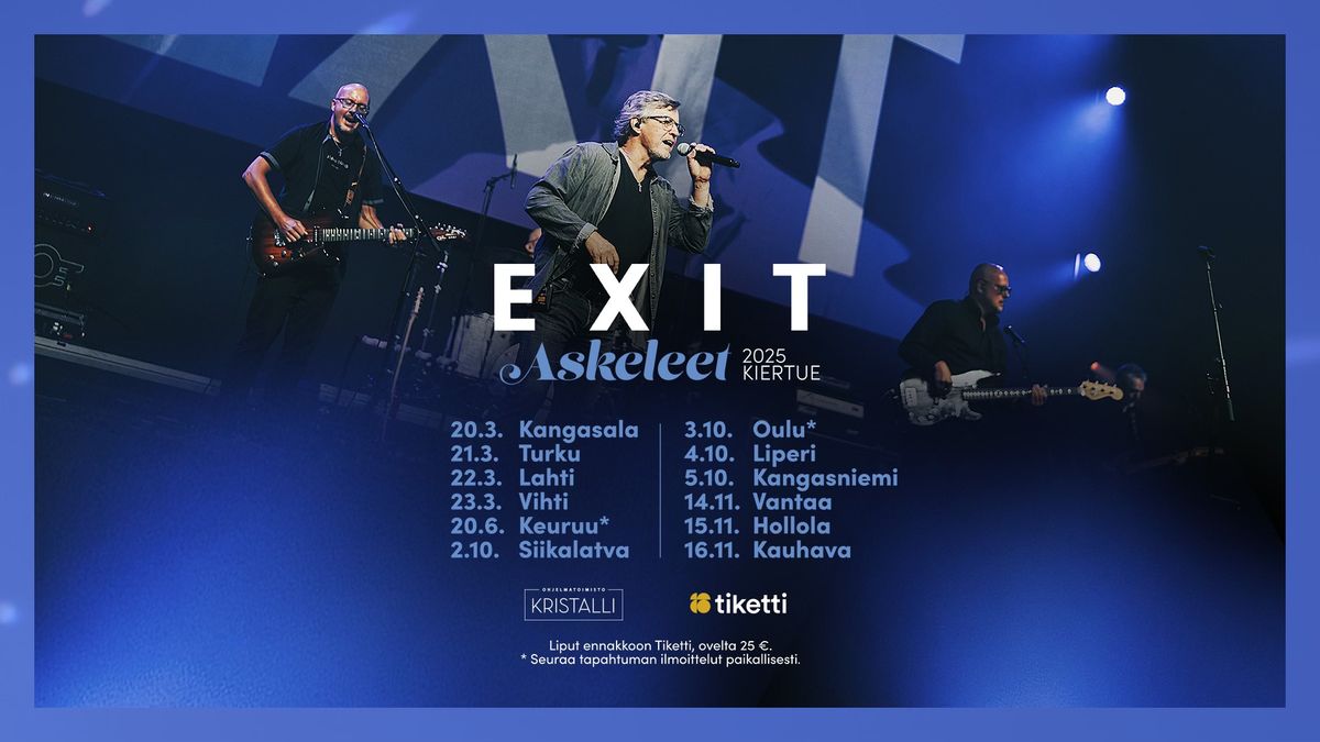 Exitin Askeleet -kiertue \/\/ Lahti