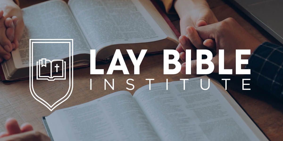 Lay Bible Institute: Christian Caregiving for People Suffering with Depression and Anxiety