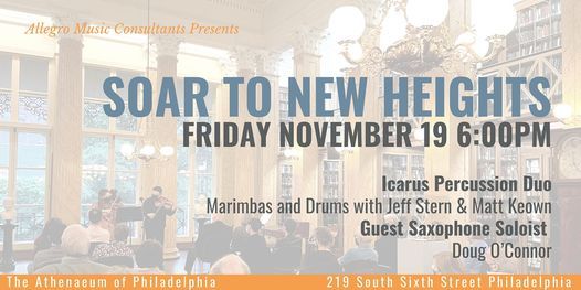 Allegro Presents: Soar to New Heights Chamber Music Concert