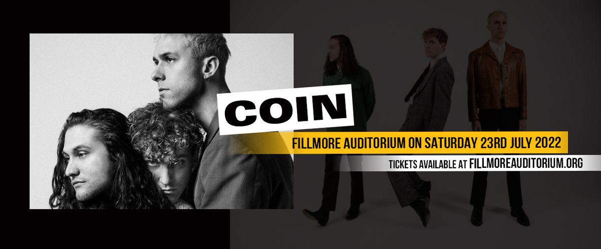 COIN at Fillmore Auditorium Denver