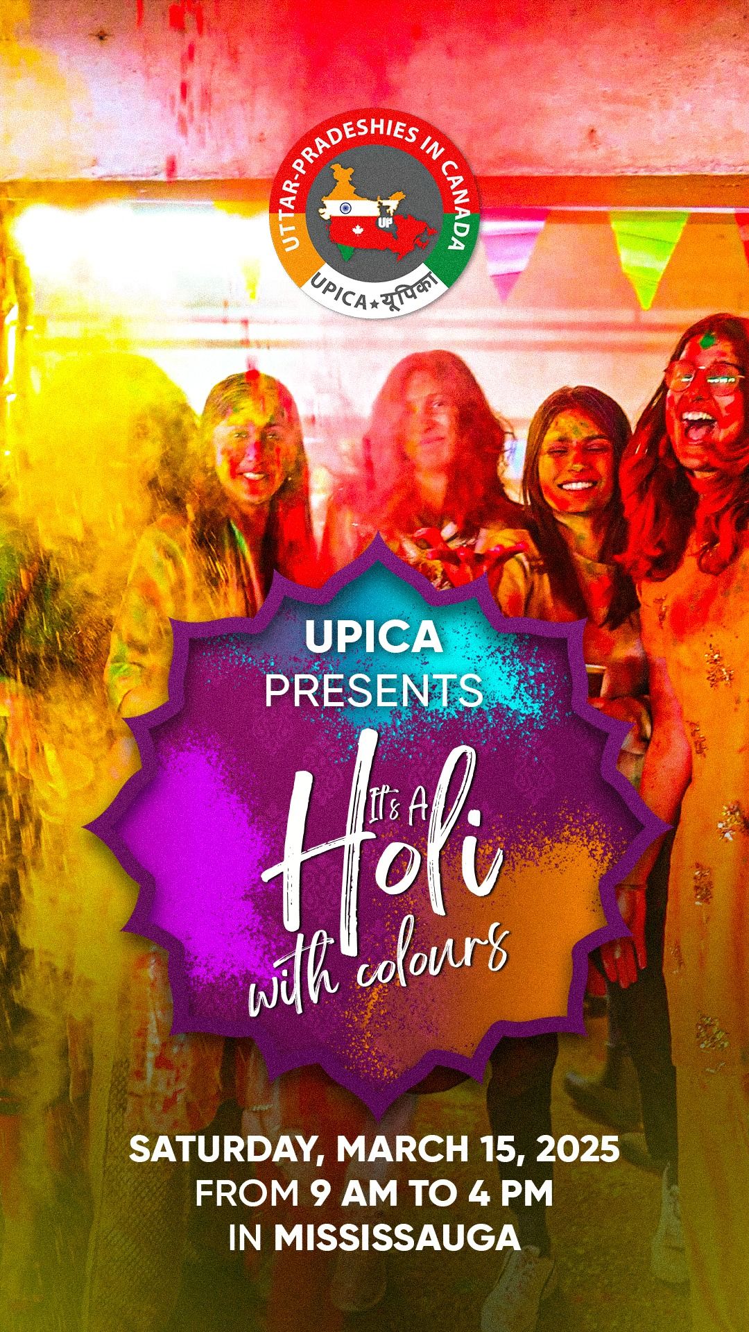 Holi with colours