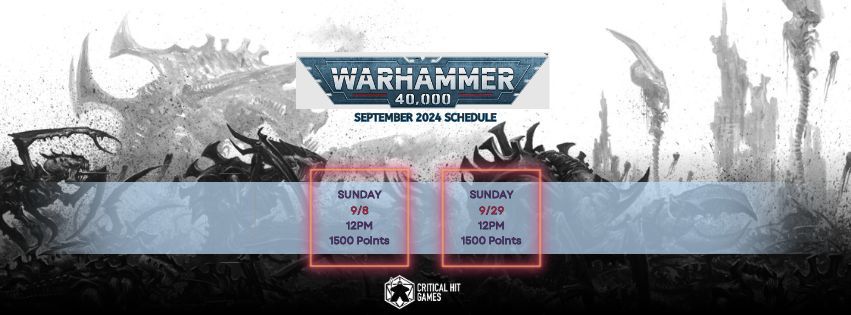 Warhammer 40K events