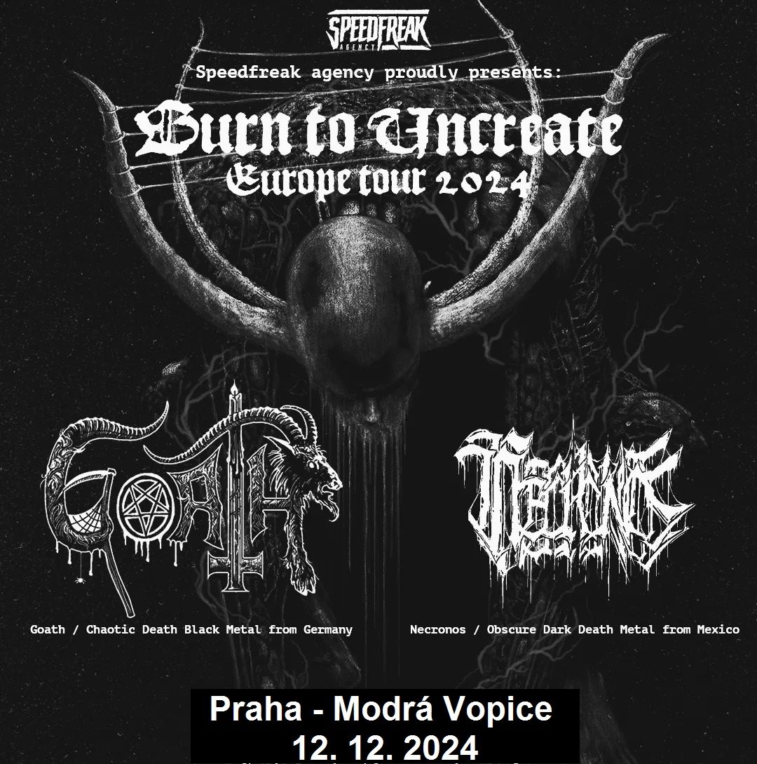 Goath (Ger) + Necronos (Mex) - Praha - Modr\u00e1 Vopice