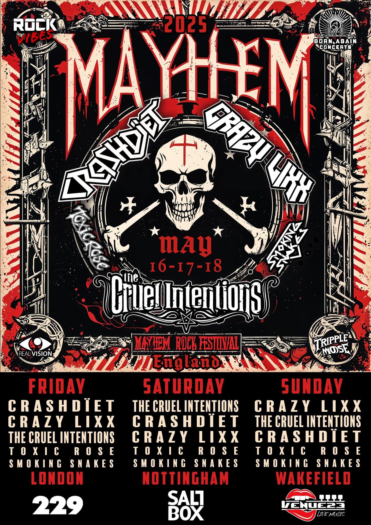 MAYHEM ROCK FESTIVAL 2025 at SaltBox Nottingham