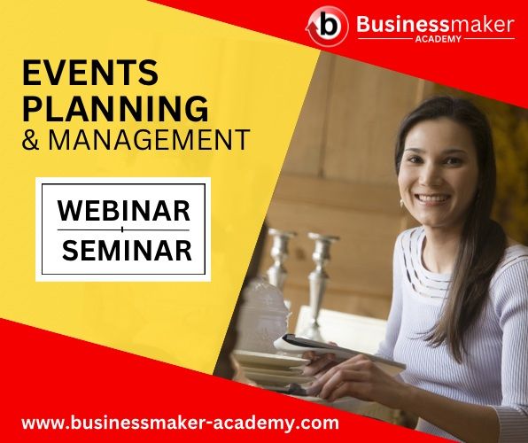 Live Seminar: Events Planning & Management