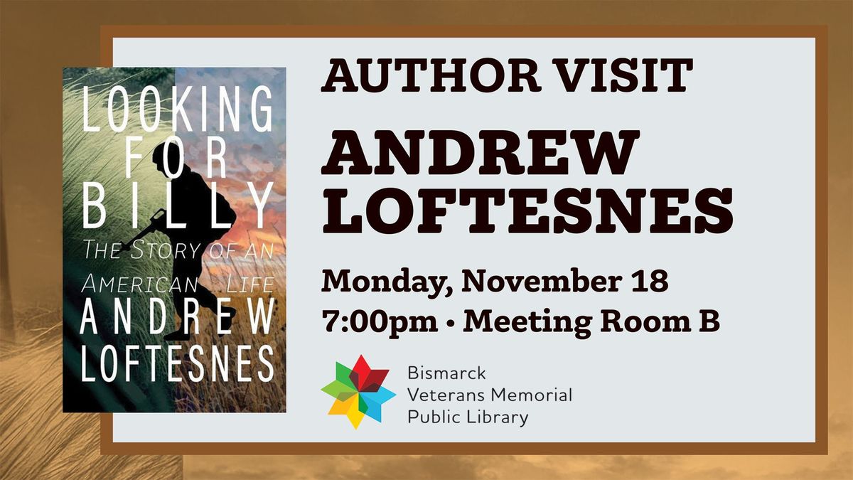 Author Visit: Andrew Loftesness