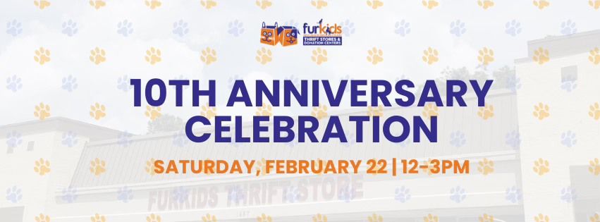 Furkids Marietta Thrift Store 10th Anniversary Celebration