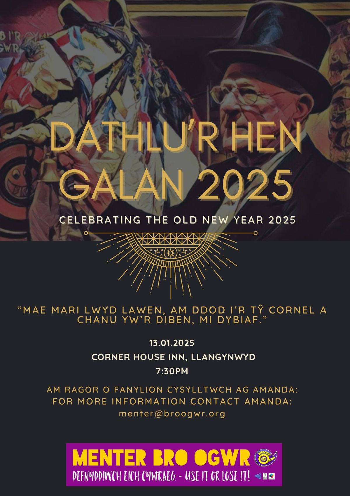 Dathlu'r Hen Galan 2025 | Celebrating the Old New Year 2025