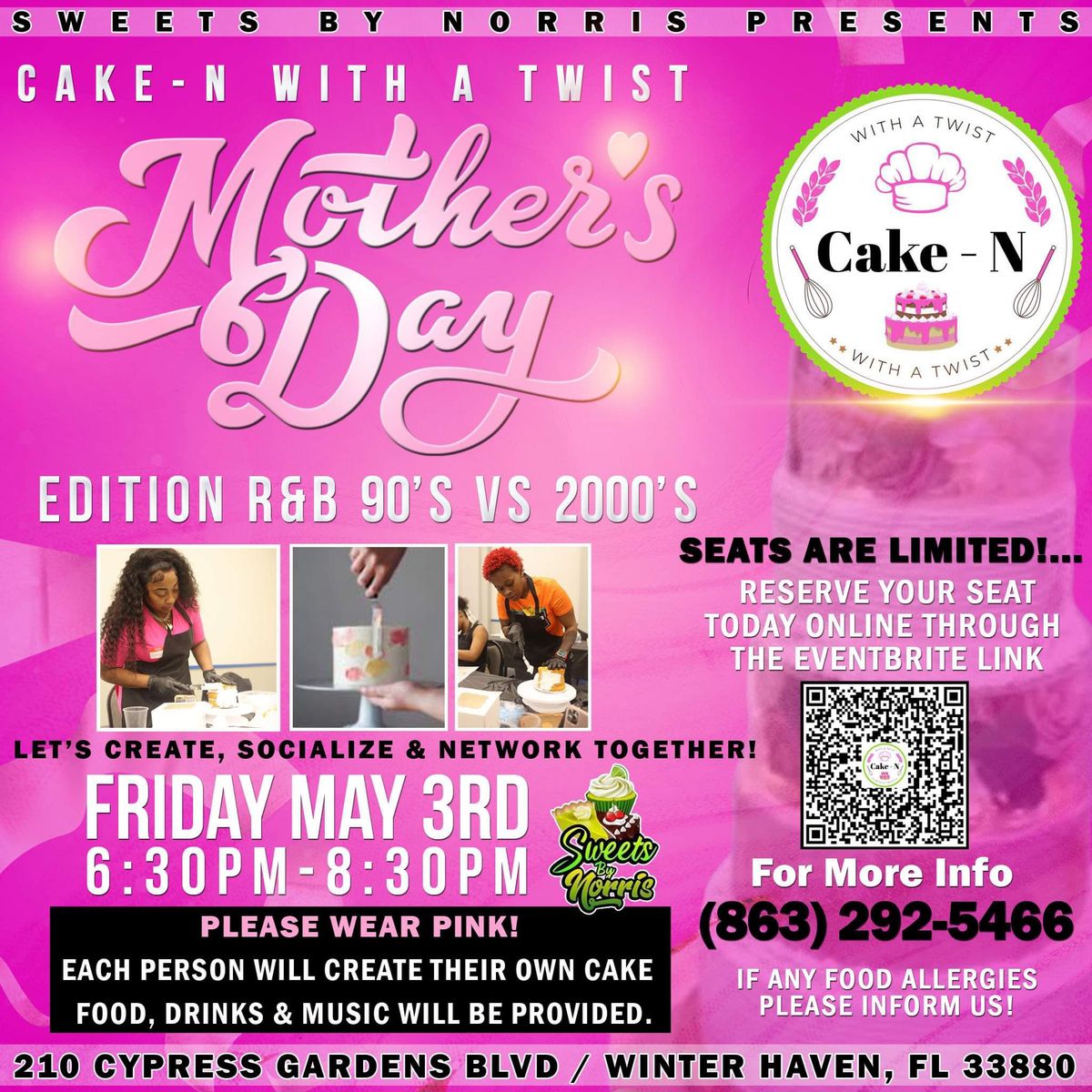 Cake-N with a Twist Mother\u2019s Day edition 
